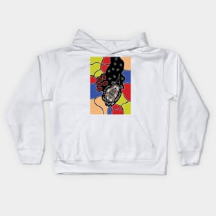 Aboriginal Art - Echidna Dreaming Kids Hoodie